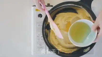 Make Green bean cake step 5