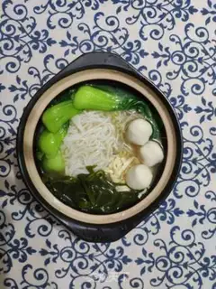 Make Fishball rice line step 5