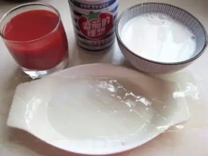 Make Tomato juice, double jelly step 0