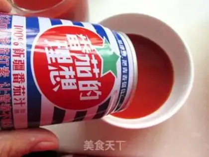 Make Tomato juice, double jelly step 1
