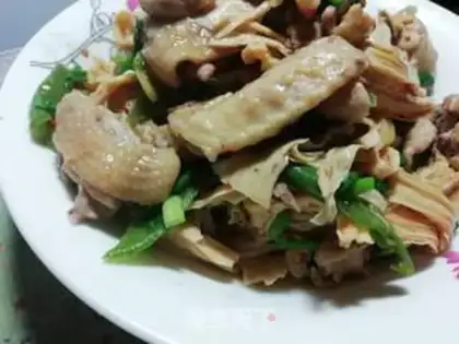Make A bamboo chicken step 2