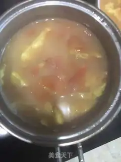 Make Tomato egg soup step 6