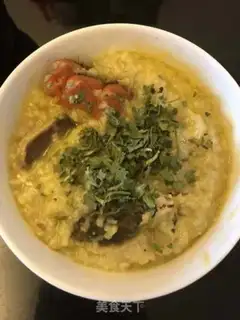 Make Rice Gate Krab congee step 9