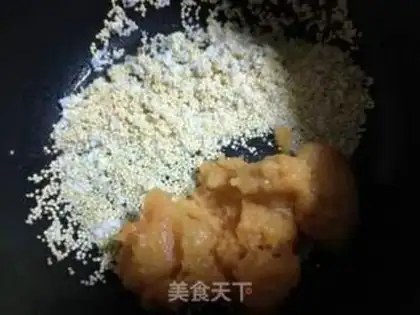 Make Pumpkin porridge step 1