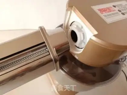 Make Homemade pumpkin noodles step 5