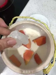 Make Pumpkin milk chowder step 1