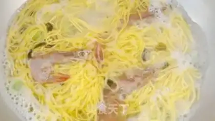 Make Homemade pumpkin noodles step 9