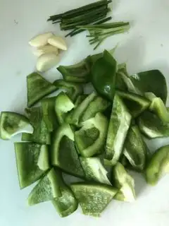 Make The peppers are fired step 1