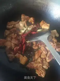Make Potato red meat step 1