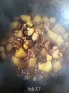 Make Potato red meat step 5