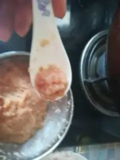 Make The eggplant juice and meatballs step 1