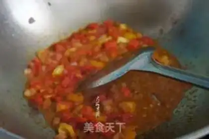 Make Tomato-shrimp cornbone step 6