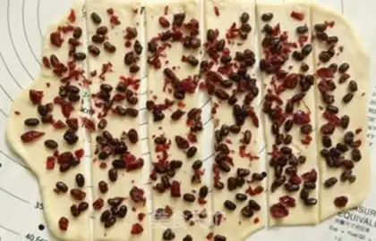 Make Milk bean cranberry snack step 9
