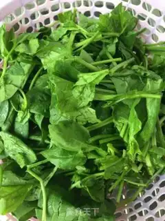 Make Garlic spinach step 0