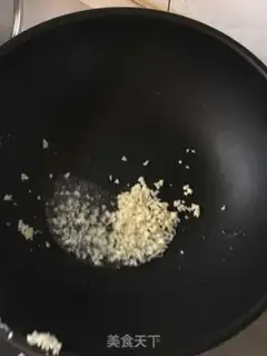 Make Garlic spinach step 3