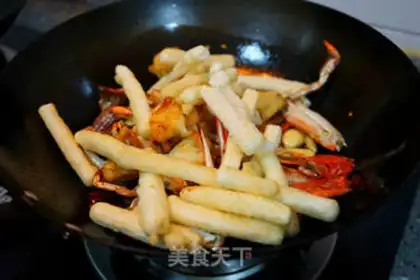 Make Crab fried cake step 11