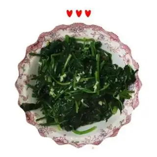 Make Garlic spinach step 6