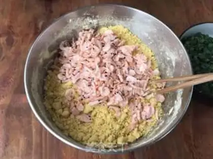 Make Shrimp nest step 5