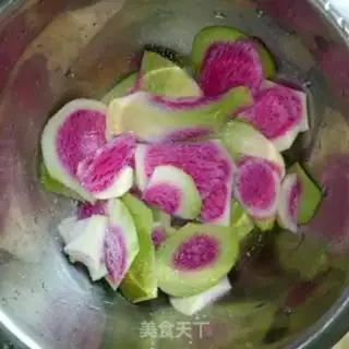 Make The radish step 0