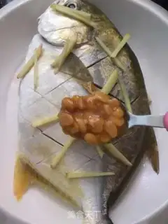 Make Soybeans steamed goldfish step 4
