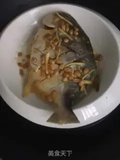 Make Soybeans steamed goldfish step 6