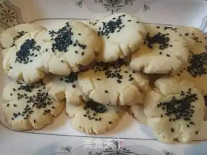 Make Sesame peaches step 8
