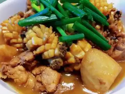 Make Abalone chicken step 4