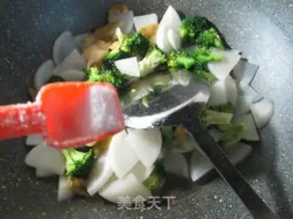 Make Squeeze broccoli and radish step 5