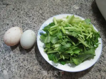 Make Duck egg celery step 0