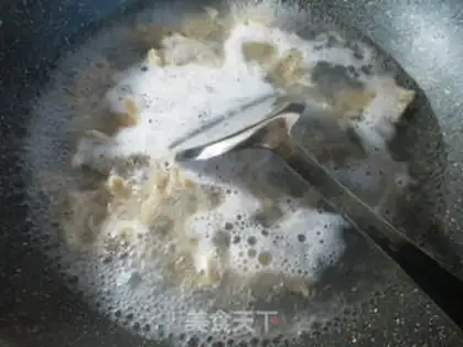 Make Duck eggs, black-mucked curd step 3