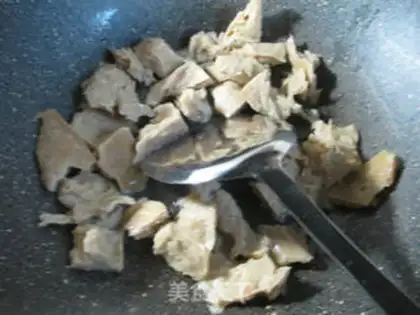 Make Duck eggs, black-mucked curd step 4