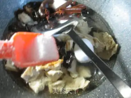 Make Duck eggs, black-mucked curd step 8