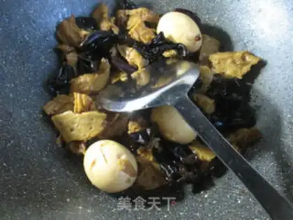 Make Duck eggs, black-mucked curd step 12