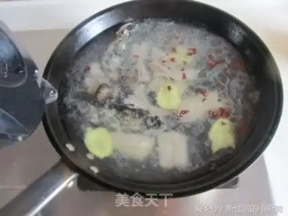 Make Fish spinach noodles step 4