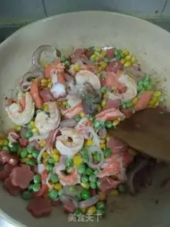 Make Seafood pizza step 7