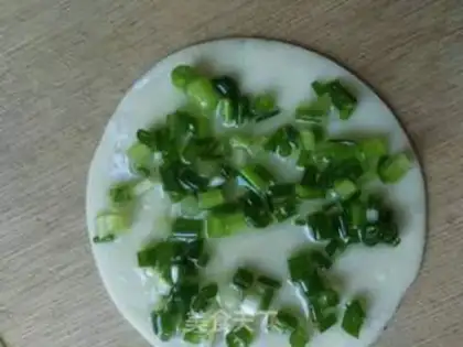 Make A dumpling onion cake step 2
