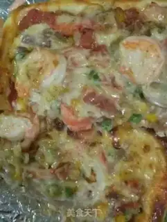 Make Seafood pizza step 17