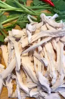 Make cucumber chicken step 1