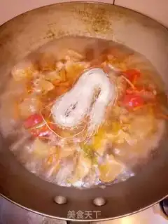 Make Monkey mushroom fan soup step 4