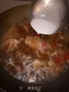 Make Monkey mushroom fan soup step 5