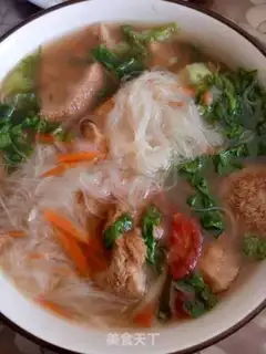 Make Monkey mushroom fan soup step 9