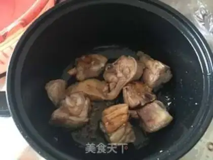 Make Xinjiang chicken step 6