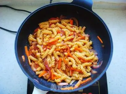 Make Tomato sauce Spiral pasta step 6