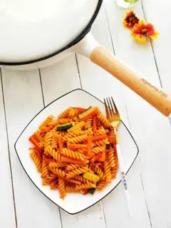 Make Tomato sauce Spiral pasta step 10