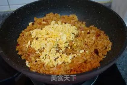 Make Soy shrimp fried rice step 12