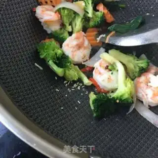Make Shrimp broccoli step 16
