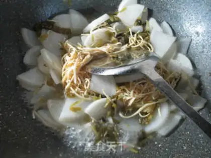 Make Snow-creamed radish step 3