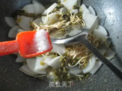 Make Snow-creamed radish step 5