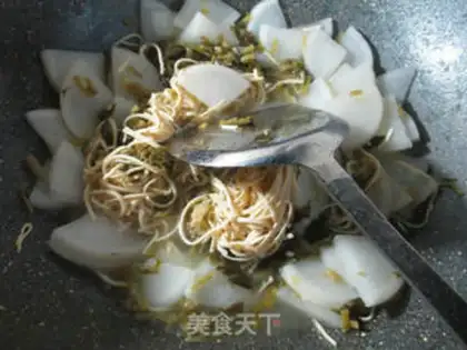 Make Snow-creamed radish step 6