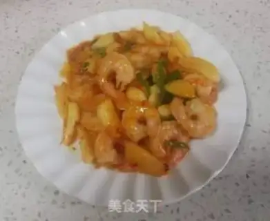Make Sweet sauce and shrimp step 9